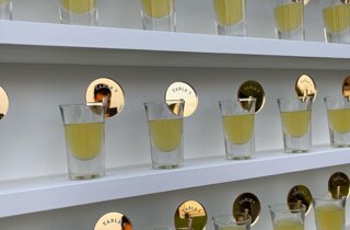tag cocktail plexiglass oro